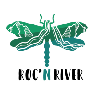 La libellule qui représente le logo de Roc'N River