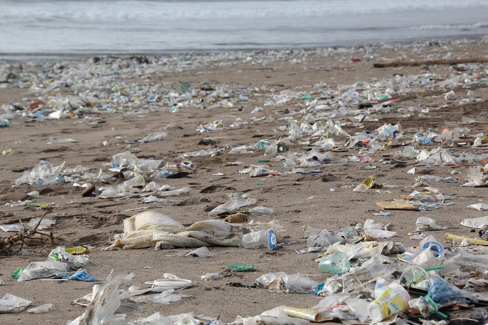 déchets sur les plages